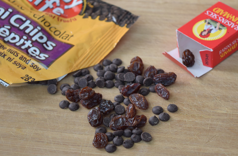 chocolate-raisins
