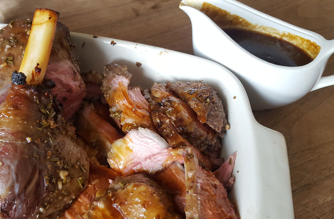 Roast Leg of Lamb with Sweet Rosemary Balsamic Sauce – HypeFoodie