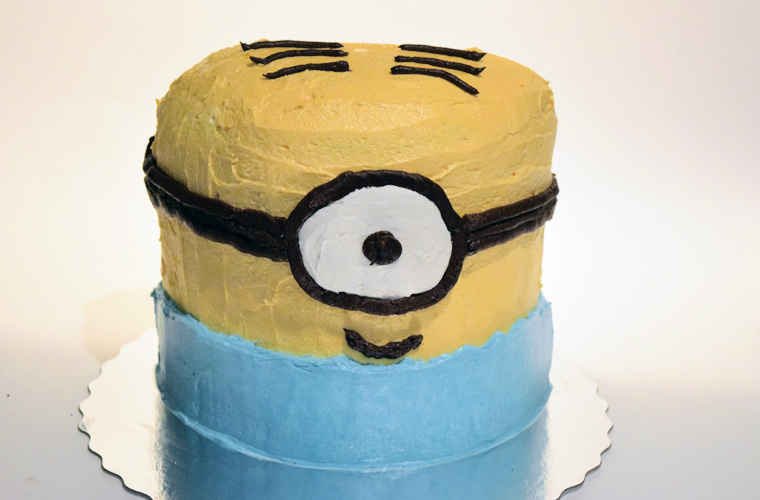 Happy Birthday Minions Cake With Name Generator